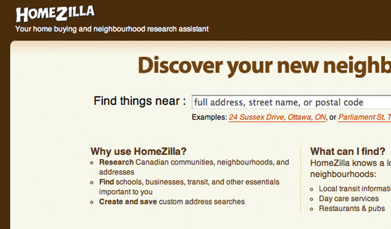 Homezilla Sample Image